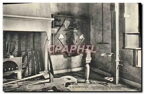 Cartes postales Gravenhage Gevangenpoort Pijnkelder de Drup Torture