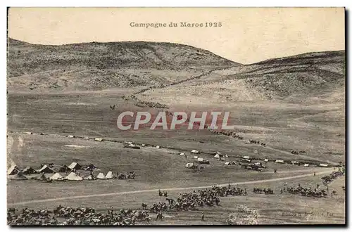 Cartes postales Campagne du Maroc 1925 Militaria