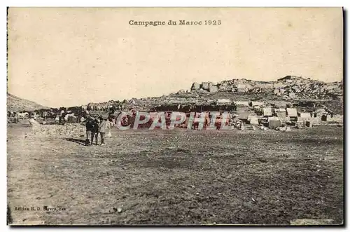 Cartes postales Campagne du Maroc 1925 Militaria