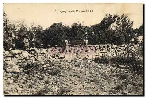 Cartes postales Campagne du Maroc 1925 Militaria