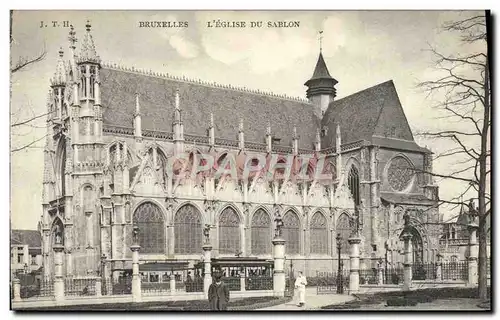 Cartes postales Bruxelles L'Eglise Du Sablon
