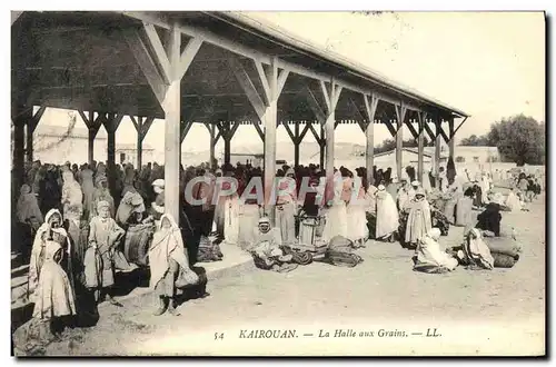 Ansichtskarte AK Kairouan La Halle aux Grains