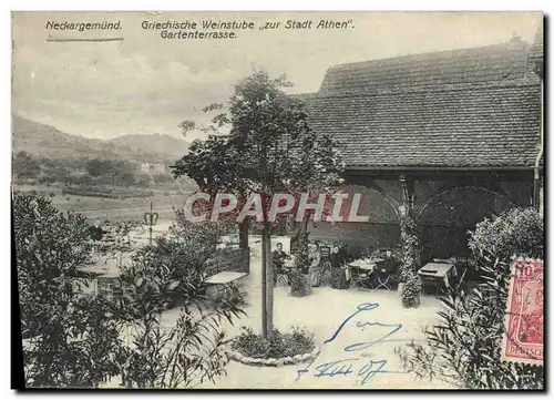 Cartes postales Nedkargemund Griechische Weinstube Zur Stadt Athen Gartenstrasse