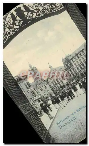 Cartes postales Darmstadt Marktplatz vom Schloss Portal