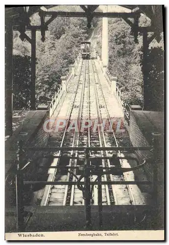 Cartes postales Wiesbaden Nerebergbahn Talfahrt