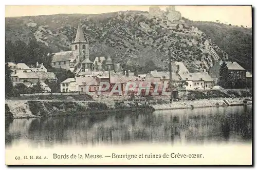 Ansichtskarte AK Borde de la Meuse Bouvigne et Ruines de Creve Coeur