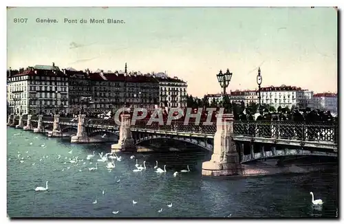 Cartes postales Geneve Pont du Mont Blac