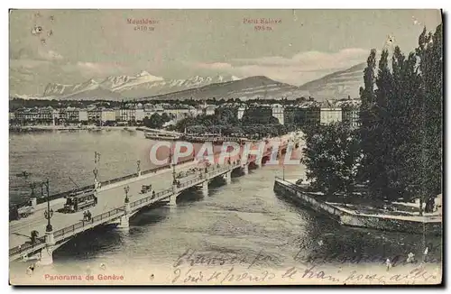 Cartes postales Geneve Panorama