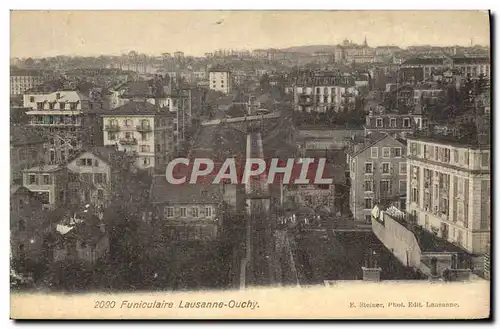 Cartes postales Funiculaire Lausanne Ouchy