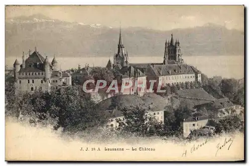 Cartes postales Lausanne Le Chateau