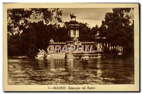 Cartes postales Madrid Estanque del Retiro