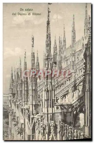 Cartes postales Milano Duomo