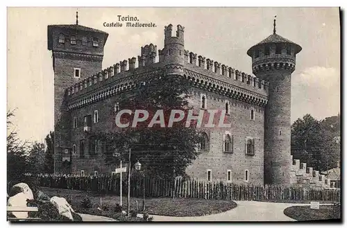 Cartes postales Torino Castello Medievale