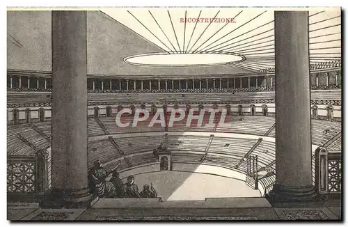 Cartes postales Ricostruzione Rome Illustration Aigle Rapace