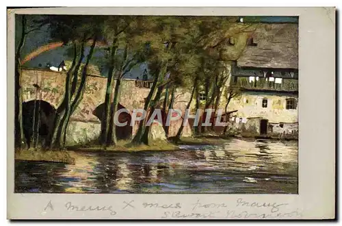 Cartes postales Maison au bord de l&#39eau