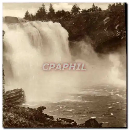 Cartes postales moderne Tannfors Wasserfall