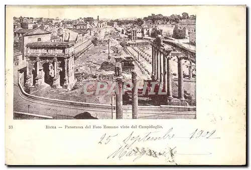 Cartes postales Roma Panorama del Foro Romano Visto dal Campidoglio