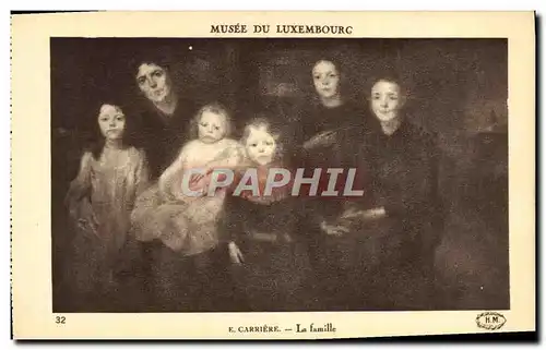 Cartes postales Musee Du Luxembourg Carriere La Famille