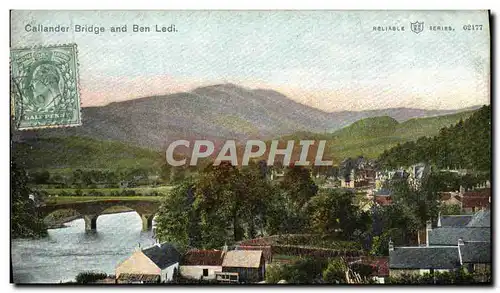 Cartes postales Callander Bridge And Ben Ledi