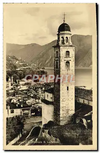 Cartes postales moderne Lugano Cattedrale S Lorenzo