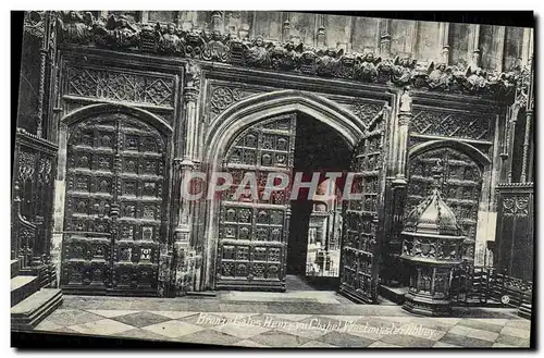 Cartes postales Bronze Gates Henry VII Chapel Westminster London