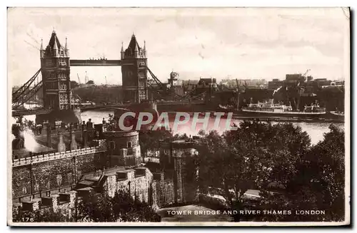 Cartes postales Tower Bridge And River Thames London