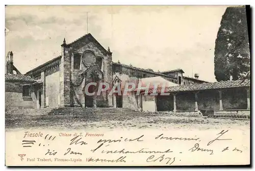Ansichtskarte AK Fiesole Chiesa Francesco