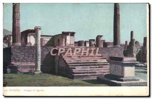 Ansichtskarte AK Pompei Tempio Di Apollo