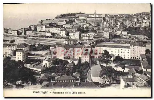 Ansichtskarte AK Ventimiglia Panorama Della Citta antica