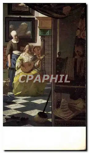 Cartes postales moderne Johannes Vermeer The letter