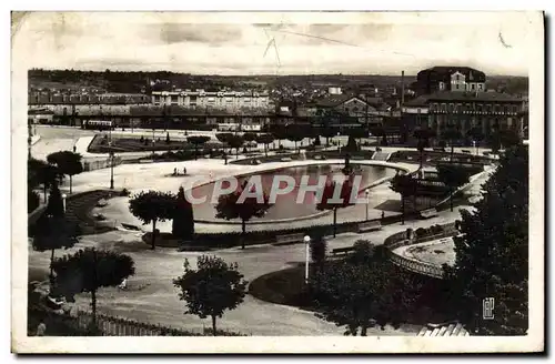 Cartes postales moderne Limoges Les Jardins De Le Gare