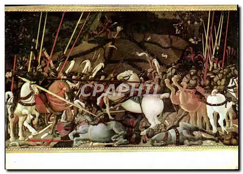 Cartes postales moderne Firenze Galleria Uffizi Paolo Uccello