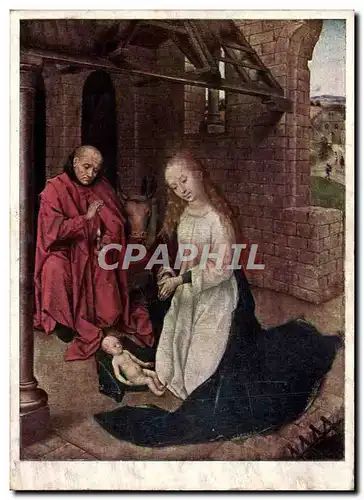 Moderne Karte Anbertung Des Kindes Memling