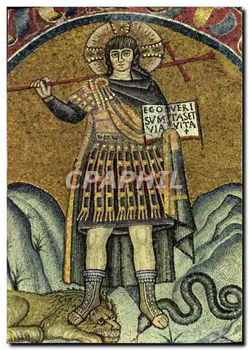 Cartes postales moderne Ravenna Vestibolo Della Cappella Arcivescovile Cristo Guerriero