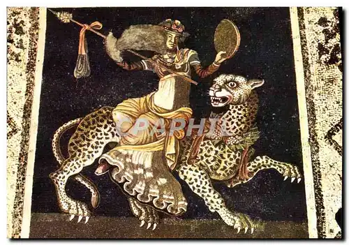 Cartes postales moderne Delos Dinoysos Et Panthere