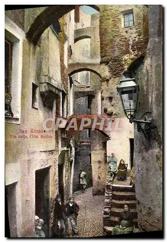 Cartes postales San Remo Via Della Citta Antica