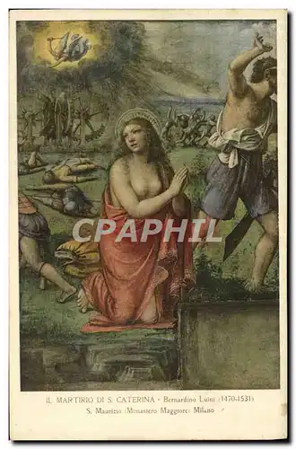 Cartes postales Il Martirio di S Caterina Bernardino Luini Milano