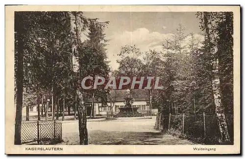 Cartes postales Kaiserslautern Waldeingang