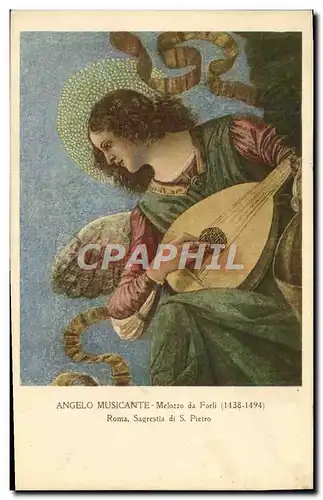 Cartes postales Angelo Musicante Melozzo Da Forli Roma Sagrestia di S Pietro
