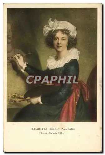 Cartes postales Elisabetta Lebrun Firenze Galleria Uffizi