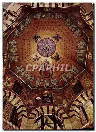 Cartes postales moderne Aachen Dom Blick In Die Korcjingische Kuppel