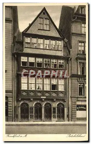 VINTAGE POSTCARD Frankfurt has m Rotschildhaus