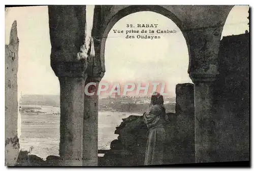 Cartes postales Rabat Vue Priser De La Casbah Des Oudayas