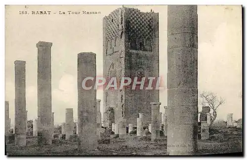 Cartes postales Rabat La Tour Hassan