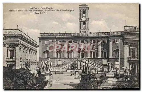 Cartes postales Roma Campidoglio Palazza Senatoria