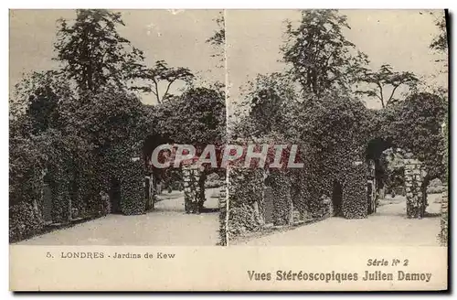 Cartes postales Londres Jardins De Kew Vues Stereoscopiques Julien Damoy