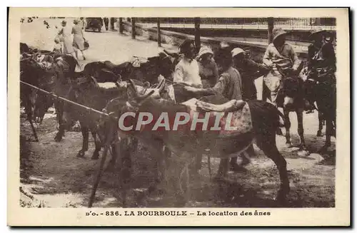 Cartes postales La Bourboule La Location Des Anes