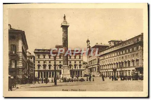 Cartes postales Roma Plazza Colonna