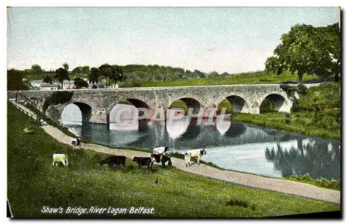 Cartes postales Shaw&#39s Bridge River London Belfast