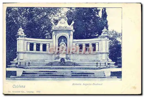 Cartes postales Coblenz Kaiserin Augusta Denkmal